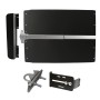 Lockey ED41BLM Edge Panic Shield Value Kit (Black) - Shield, SS Panic Bar, Strike Bracket, Latch Protector, Jamb Stop