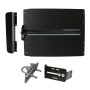 Lockey ED42B Edge Panic Shield Value Kit (Black) - Shield, Panic Bar, Strike Bracket, Latch Protector, Jamb Stop
