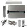 Lockey Edge Panic Shield Security Kit w/ Panic Bar - Choose Color & Detex V-40 Panic Bar Type