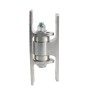 Nationwide Heavy-Duty Ball Bearing Gate Hinge - Unpainted Aluminum Bolt-On Body & Unpainted Aluminum Bolt-On Yoke (Vertically Adjustable)