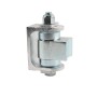 Nationwide Heavy-Duty Ball Bearing Gate Hinge - Unpainted Steel Weld-On Body & Unpainted Aluminum Weld-On Yoke