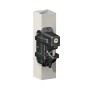 Nationwide Keystone X-External Heavy-Duty, Reversible, One Sided Keyed-Alike, Lockable External Mount Spindle Latch for Gates (Nylon) Black