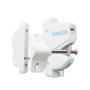 Nationwide Keystone X2 Heavy-Duty Two-Sided Lockable External Mount Spindle Latch Nylon (White) - KLX2-P2-WH