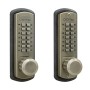 Lockey 3830 Mechanical Keyless Knob Lock with Adjustable Latch