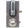 Lockey GB210 Aluminum Gate Box Kit -Includes Aluminum Gate Box, M210DC Series Lock, Knob Handle - GB210PLUSDCAL