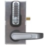 Lockey GB210 Steel Gate Box Kit -Includes Steel Gate Box, M210DC Series Lock, Lever Handle - GB210PLUSDCALEVER