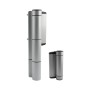 Locinox Mammoth HD Ultra Heavy Duty 180&deg; Hydraulic Gate Closer and Hinge (440lbs Capacity, Silver) - MAMMOTH-HD-SILV