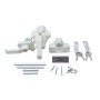 Nationwide Magnetic Locking Gate Latch (White, Keyed-Alike) - MANTA-L-WH-KA