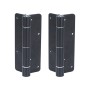 Nationwide 5-3/4" x 1-1/2" x 5/16" Self-Closing Aluminum Adjustable Hinge Pair with Self-Drilling Stainless Steel Screws (Bronze) - NW096-2S-BZ