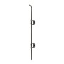 Nationwide 36" Stainless Steel Drop Rod with Holder & Stainless Steel Screws (Black) for Vinyl Fence Gates  - NW38305H-36SSB