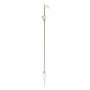 Nationwide 48" Stainless Steel Lockable Drop Rod with Stainless Steel Screws (White) - NW38305KL-48SSW