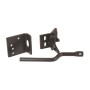 Nationwide Heavy Duty Gravity Latch with Floating Bar (Black) - NW38340Q 