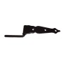 Nationwide 8" Zinc-Plated Ornamental Screw Hook & Strap Hinge (Black) - NW38934Q 