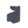 Nationwide Slimline Gate Bumper for Metal Gates with Stainless Steel Screws (Stainless Steel) Black