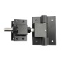 Nationwide Heavy Duty Estate Gate Hinge With Adjustability Bolt On Installation Bolts Are Included (Black) - NW6242-B-BK 