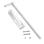 Nationwide 24" Commercial Padlockable Hot-Dip Galvanized Drop Rod -  Chain Link Gate Drop Rod Locking  NW6270L-24HDG