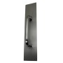 Lockey Pull Handle Entry Trim Compatible With PB1100, PB2500, V40 Series Panic Bars - PBDUMED
