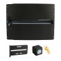 Lockey PS52B Panic Shield Safety Kit (Black) - Shield, Panic Bar, Strike Bracket, Key Box, Key Cylinder