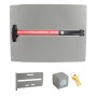 Lockey PS53S Panic Shield Safety Kit (Silver) - Shield, Panic Bar, Strike Bracket, Key Box, Key Cylinder
