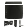 Lockey PS60B Panic Shield Security Kit (Black) - Shield, Strike Bracket, Gate Box, Panic Trim, Max Guard