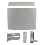 Lockey PS60S Panic Shield Security Kit (Silver) - Shield, Strike Bracket, Gate Box, Panic Trim, Max Guard