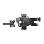 Nationwide Stainless Steel Gate Latch Lockable On Both Sides with Stainless Steel Screws (Black) - WI-6001-SS 