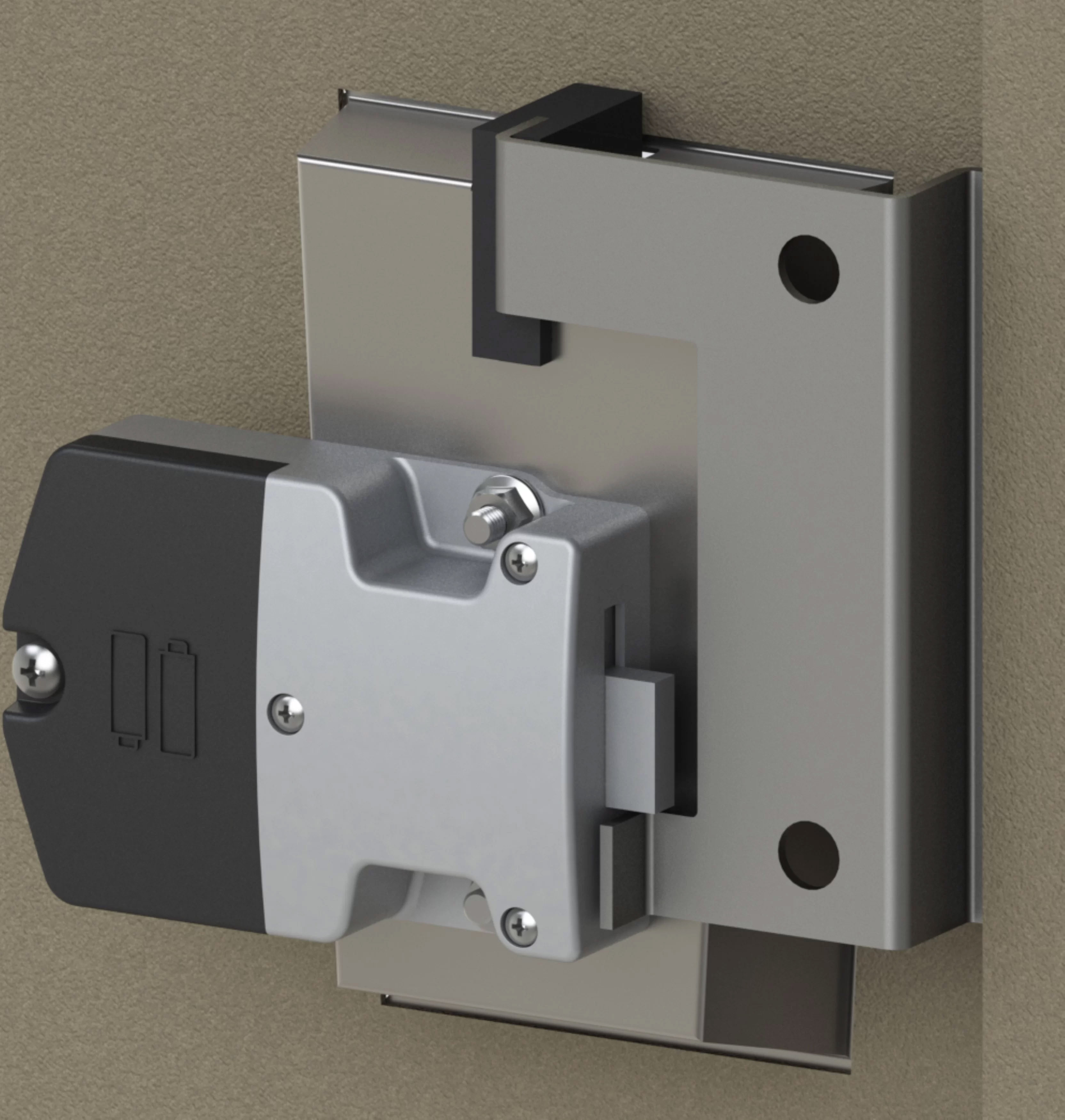 Lockey slide bolt lock