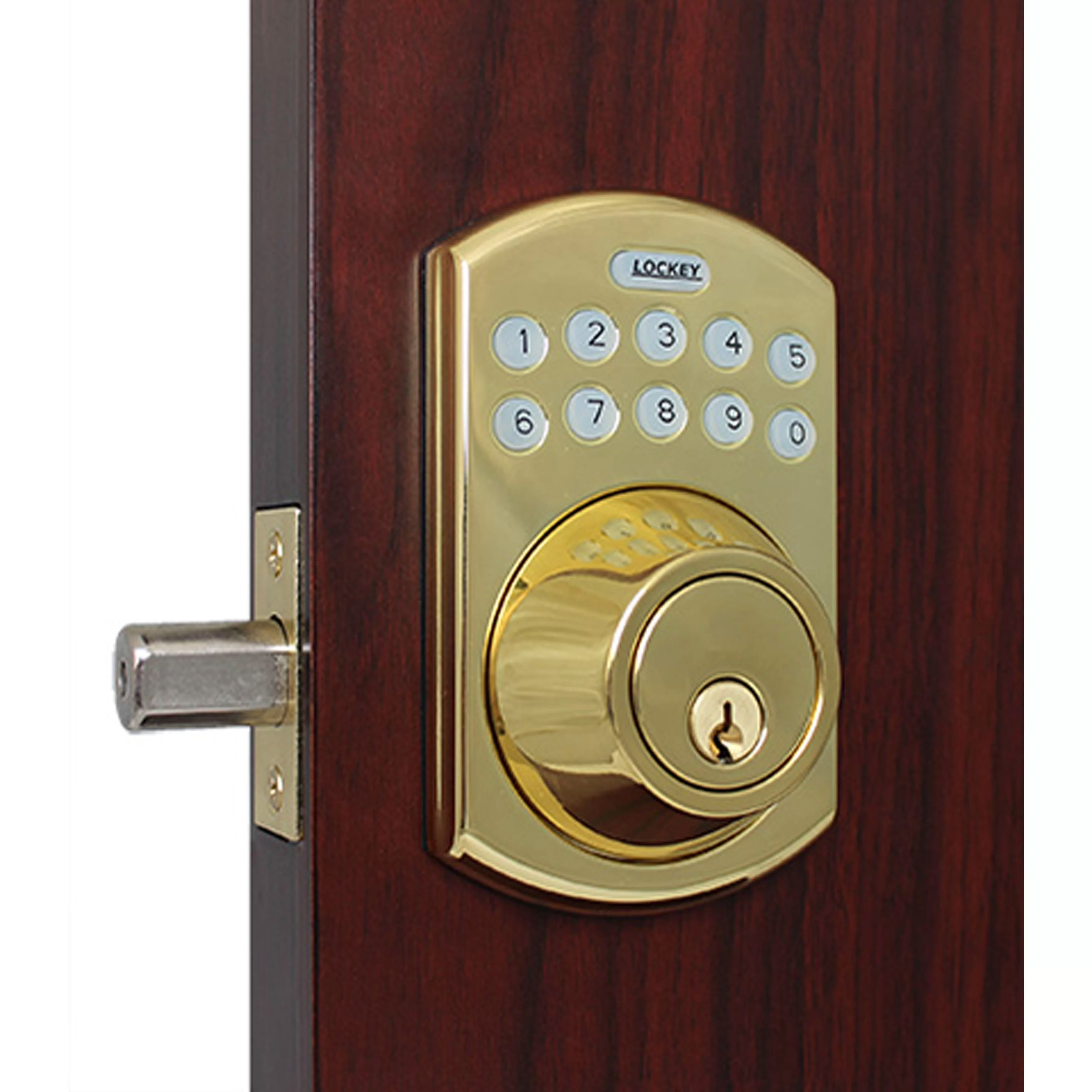 Lockey deadbolt latch