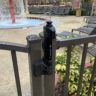 Pool with Gate Around It